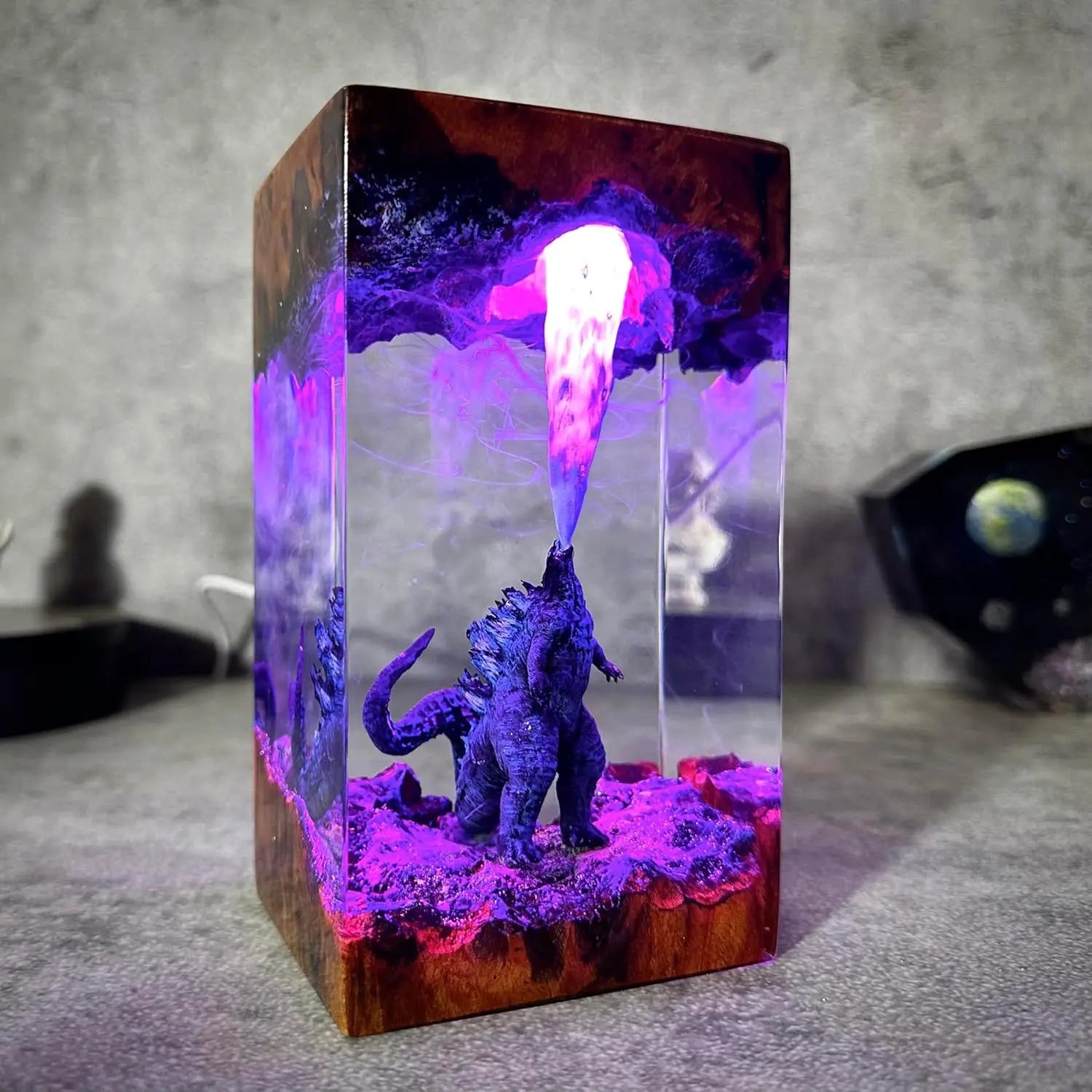 Godzilla Resin Glow Lamp 3D Night Light