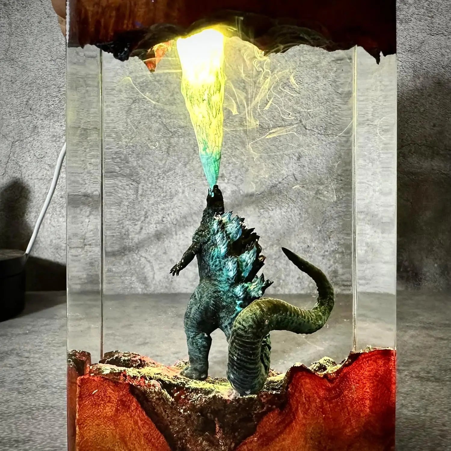 Godzilla Resin Glow Lamp 3D Night Light