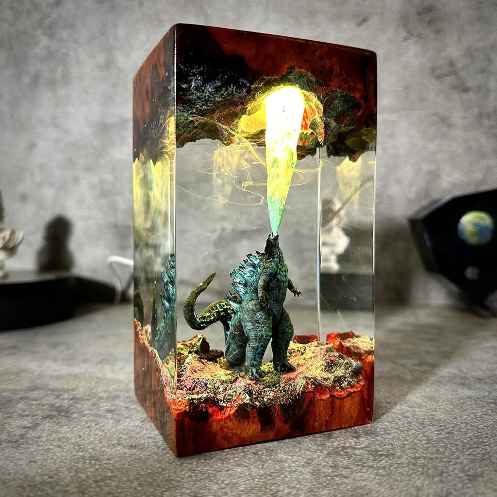 Godzilla Resin Glow Lamp 3D Night Light