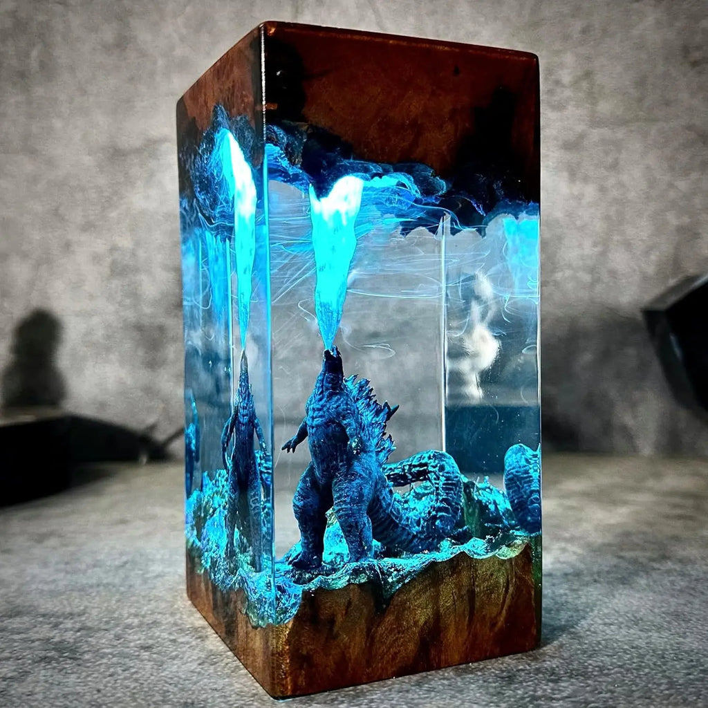 Godzilla Resin Glow Lamp 3D Night Light